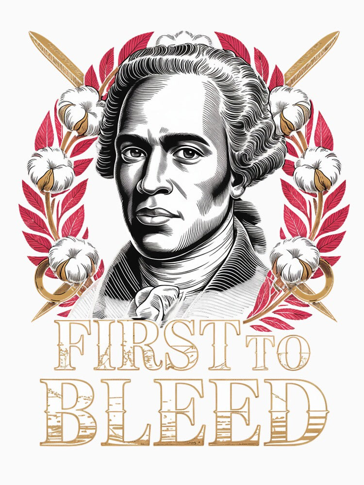 First to Bleed Revolutionary Portrait - Black History Heritage by DarylWelsh2024