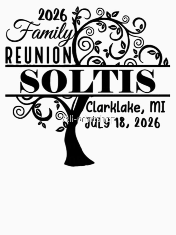 Family Reunion 2026 Matching Keepsake Family Tree by Ali-printshop