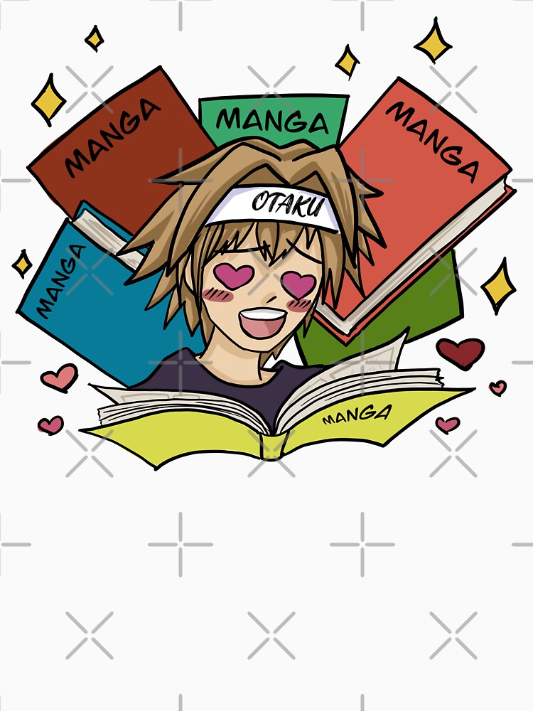 Manga otaku guy by BunNcurry