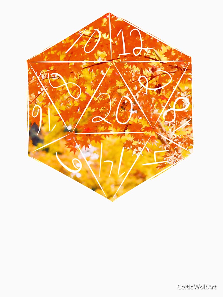 Fall D20 by CelticWolfArt