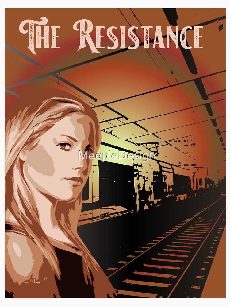 The Resistance - Board Games Design - Movie Poster Style - Board Game Art by MeepleDesign