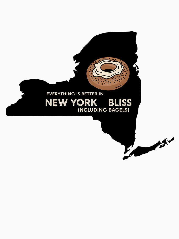 Everything is Better in New York (Including Bagels) by ArtFlow Creations