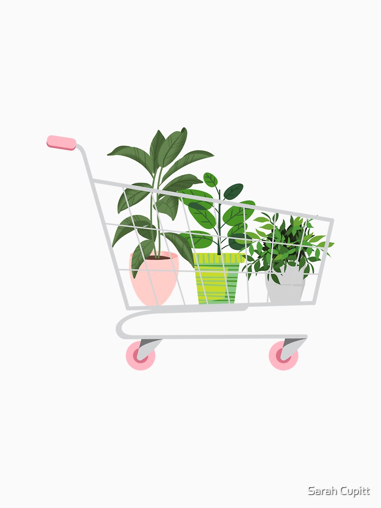 plant friends shopping cart by Sarah Cupitt