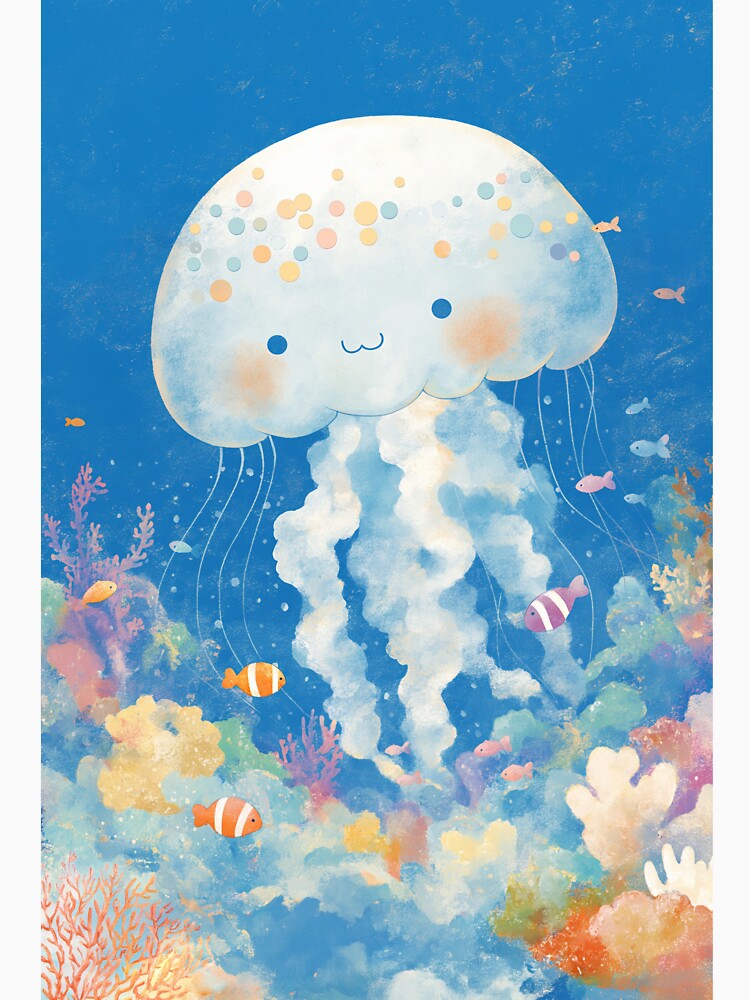 Jellyfish Coral Kingdom Glow by AshiraCreations