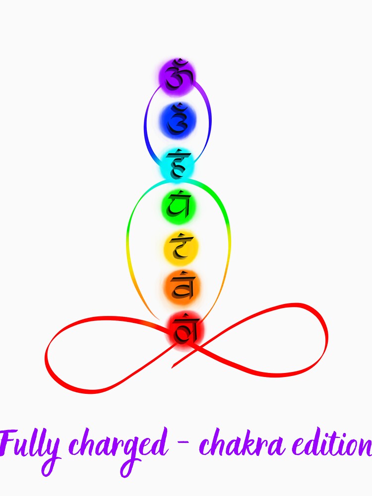 Chakra Energy T-Shirt – Fully Charged Design by PranaLume