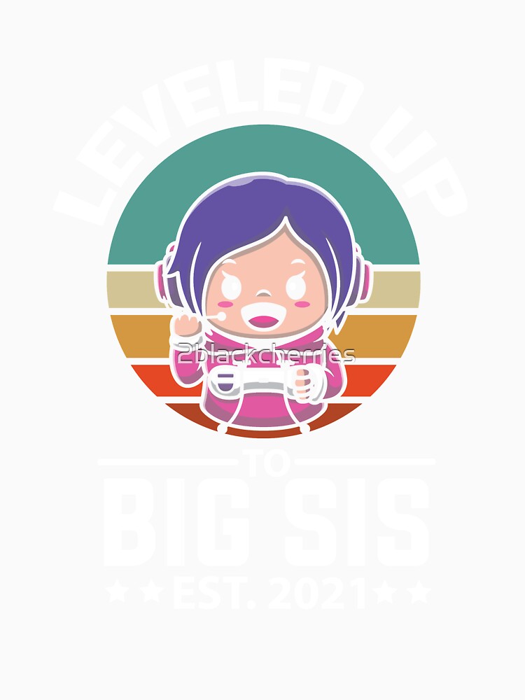Leveled Up To Big Sister Est Pregnancy Announcement by 2blackcherries