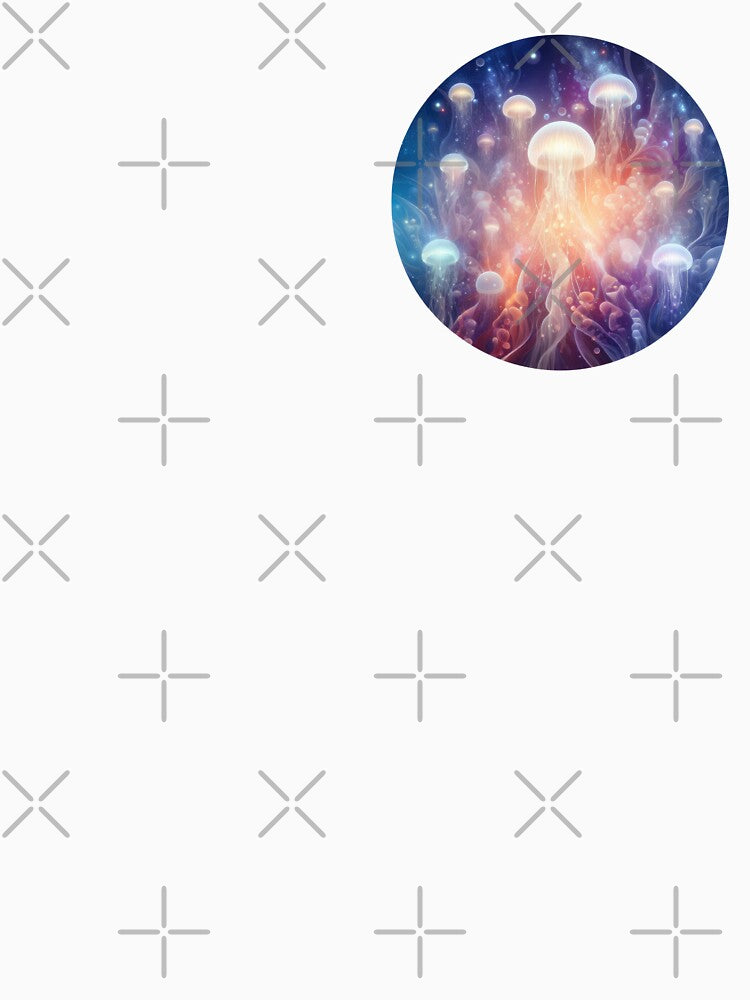Surreal Jellyfish Dreams: Ethereal Underwater World by ArtfulWeave