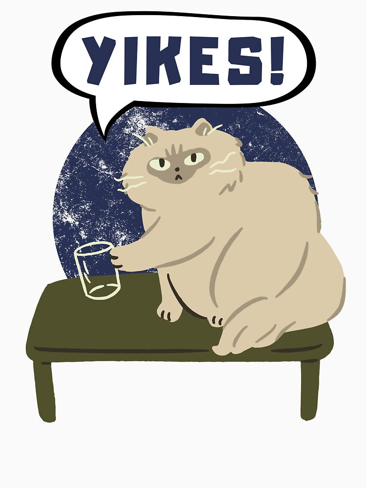 Funny Cartoon Cat by natalillu