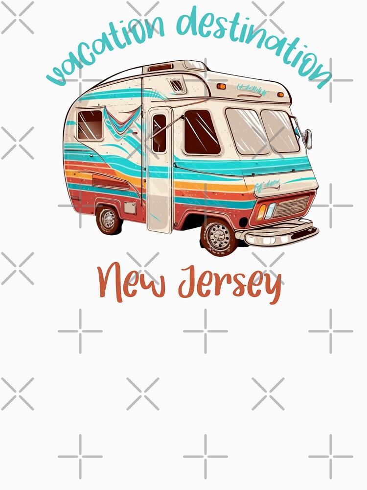 Vacation Destination New Jersey T-Shirt by MarqisStudio