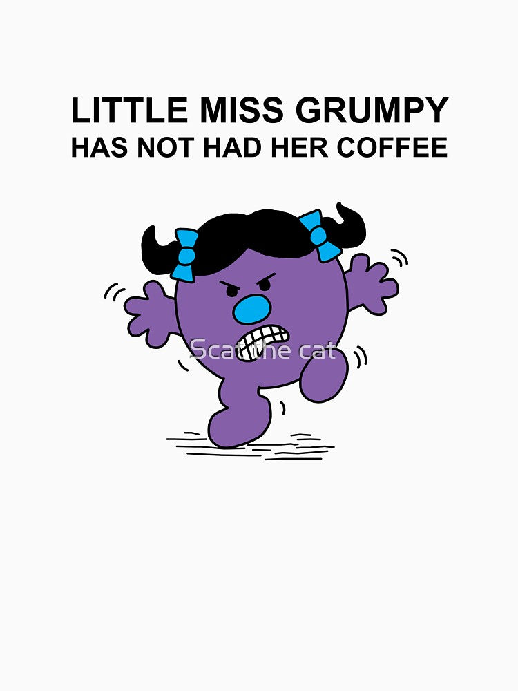 Little Miss Grumpy, has not had her coffee by Scat the cat