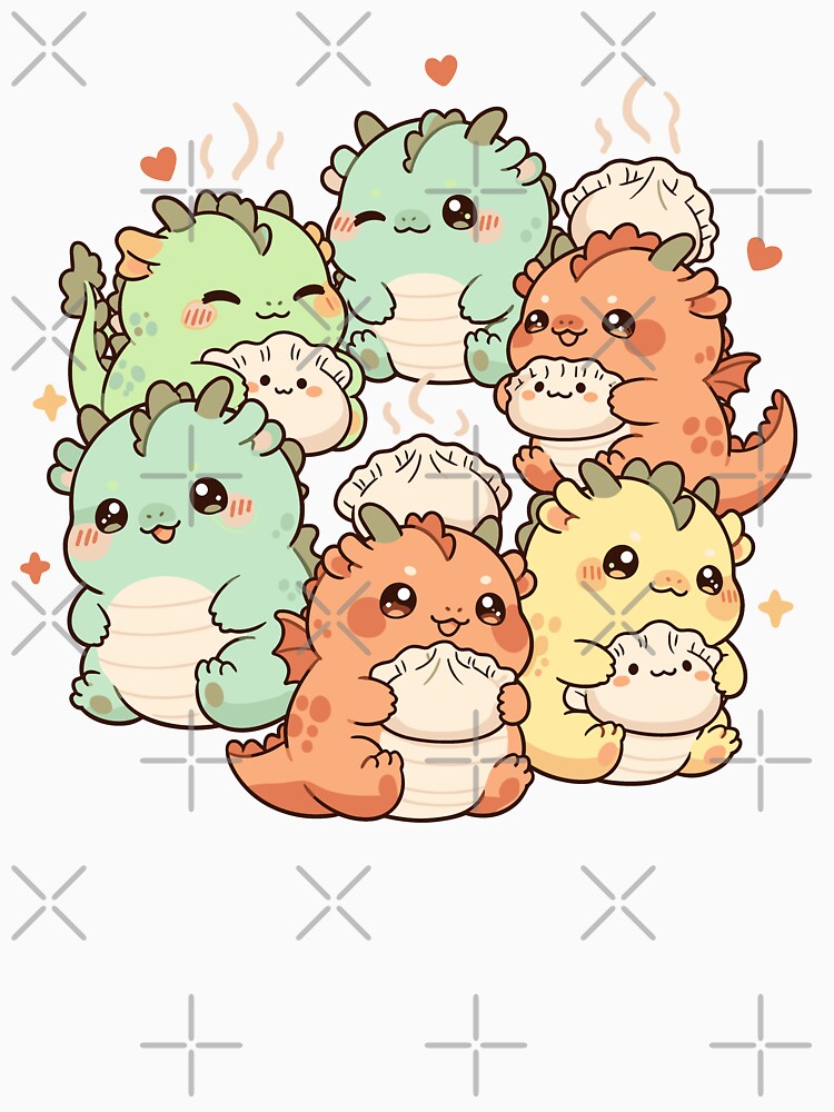 Dumpling Dragons – Kawaii Baby Dragon Feast by Rotten Potatos