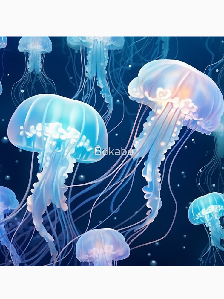 Oceanic Opulence: Designer-Inspired Jellyfish Ensemble by Bokabo