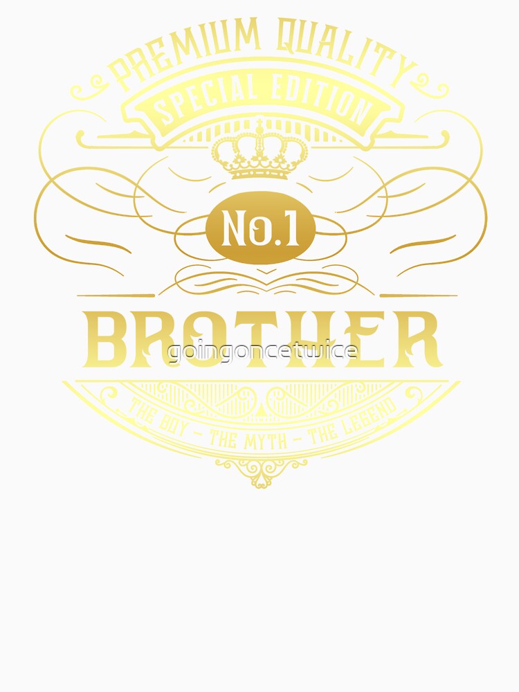 Matching Family Vintage Whiskey Label Brother by goingoncetwice
