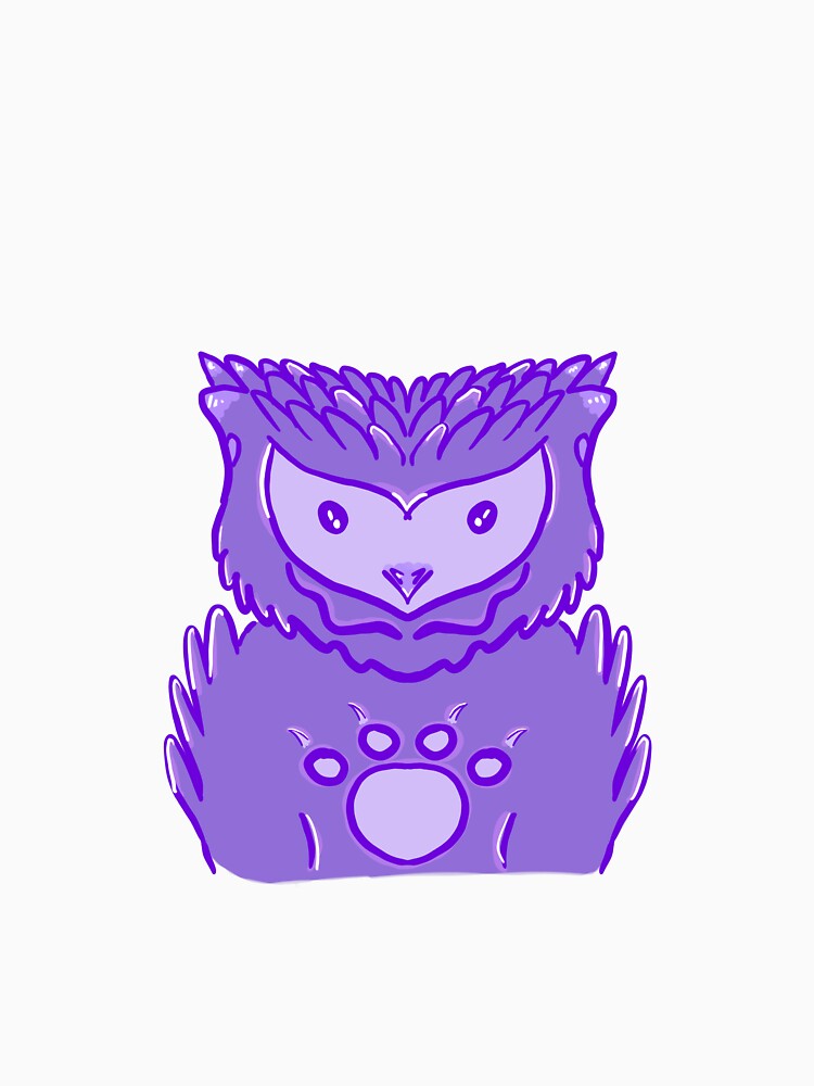 Purple Owl Bear by hetty555