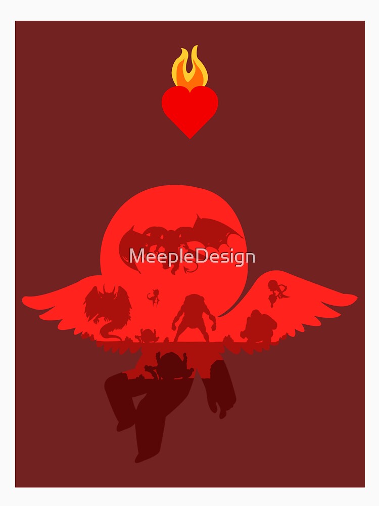 Binding of Isacc - Minimalist Silhouette Poster Style - Board Game Art by MeepleDesign
