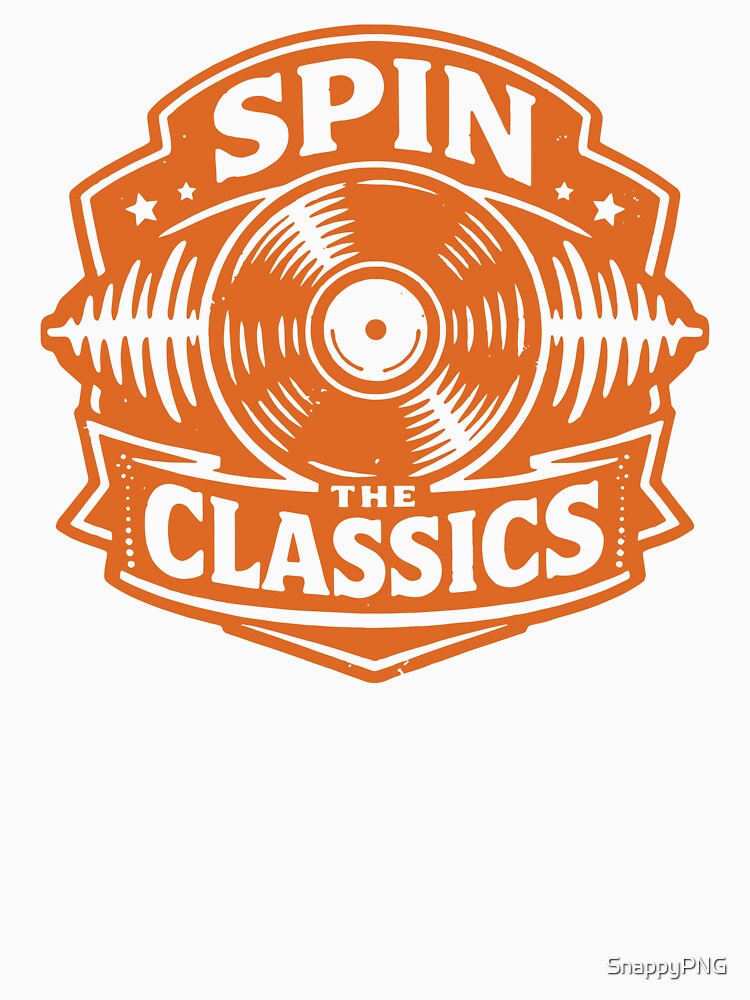 Spin the Classics Vinyl Badge by SnappyPNG