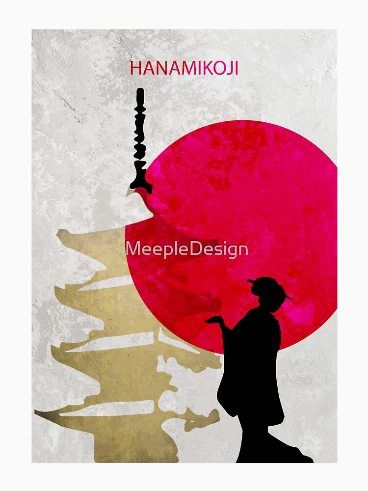 Hanamakoji - Board Games Design - Movie Poster Style - Board Game Art by MeepleDesign