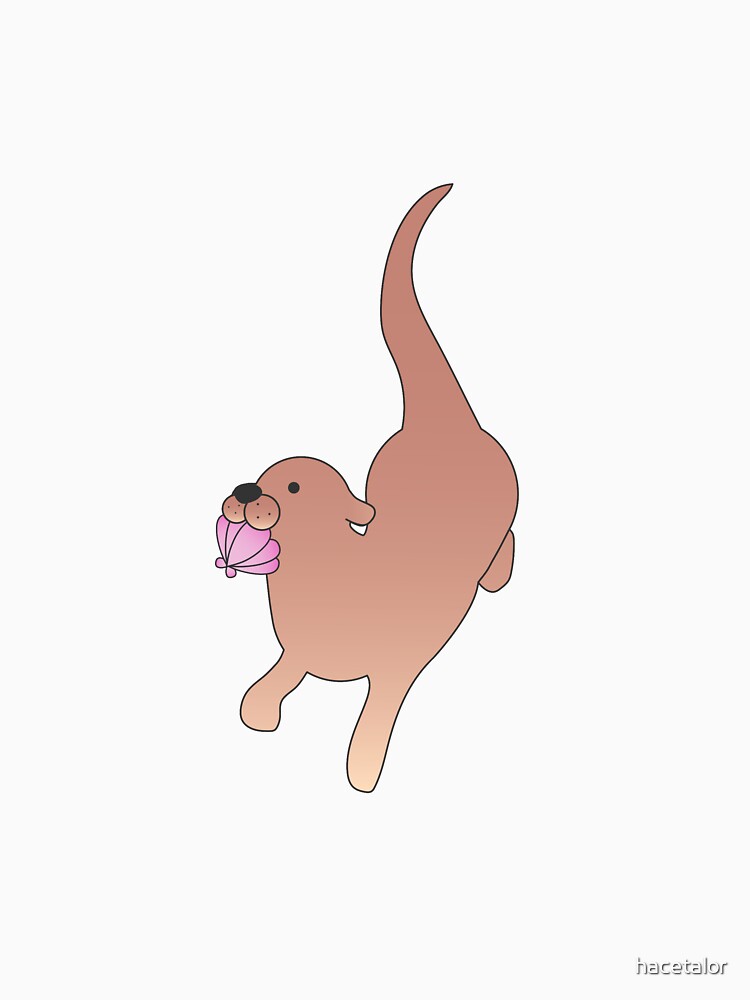Otter Swimming Sticker by hacetalor