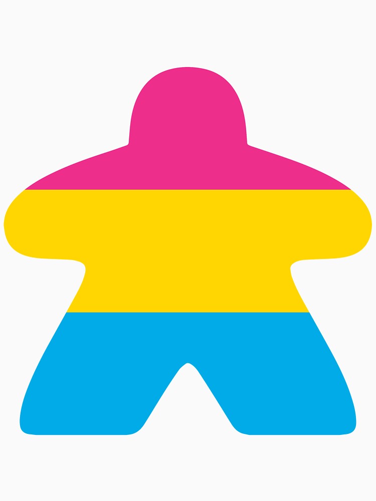Pansexual Pride Flag Meeple by BeamGeeks