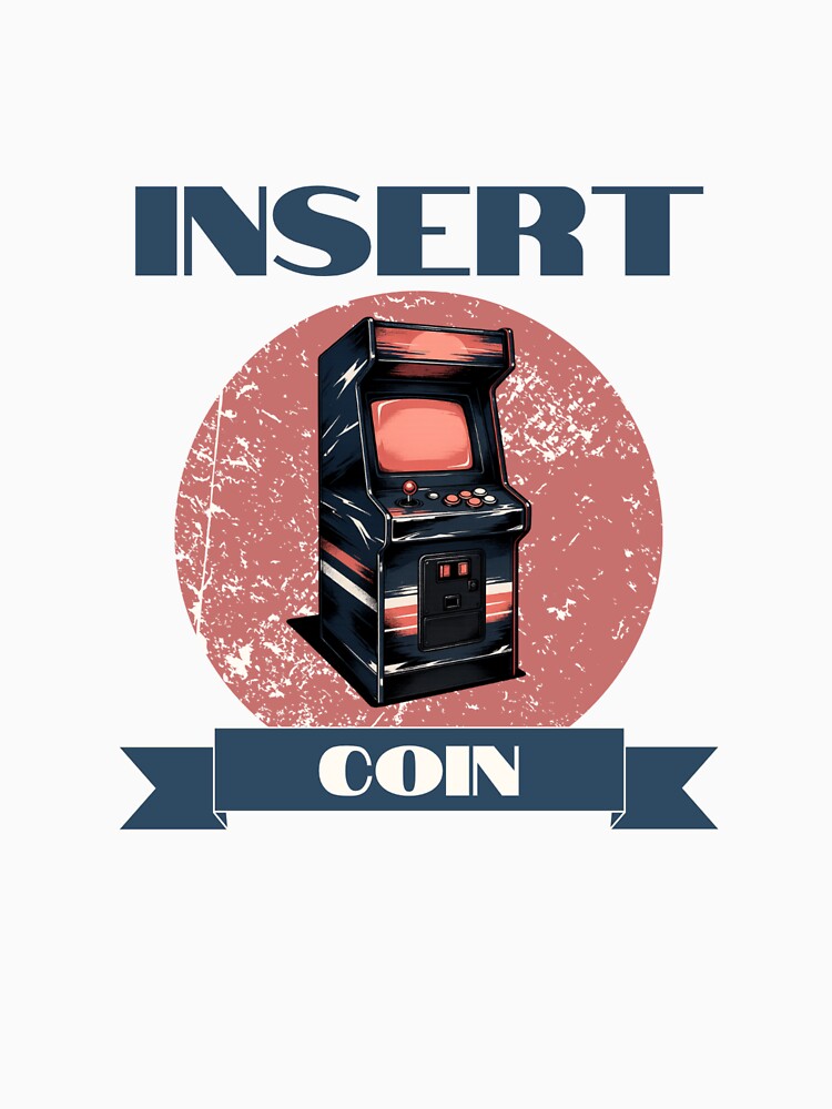 Insert Coin Vintage Arcade Gamer by Nol1ytv