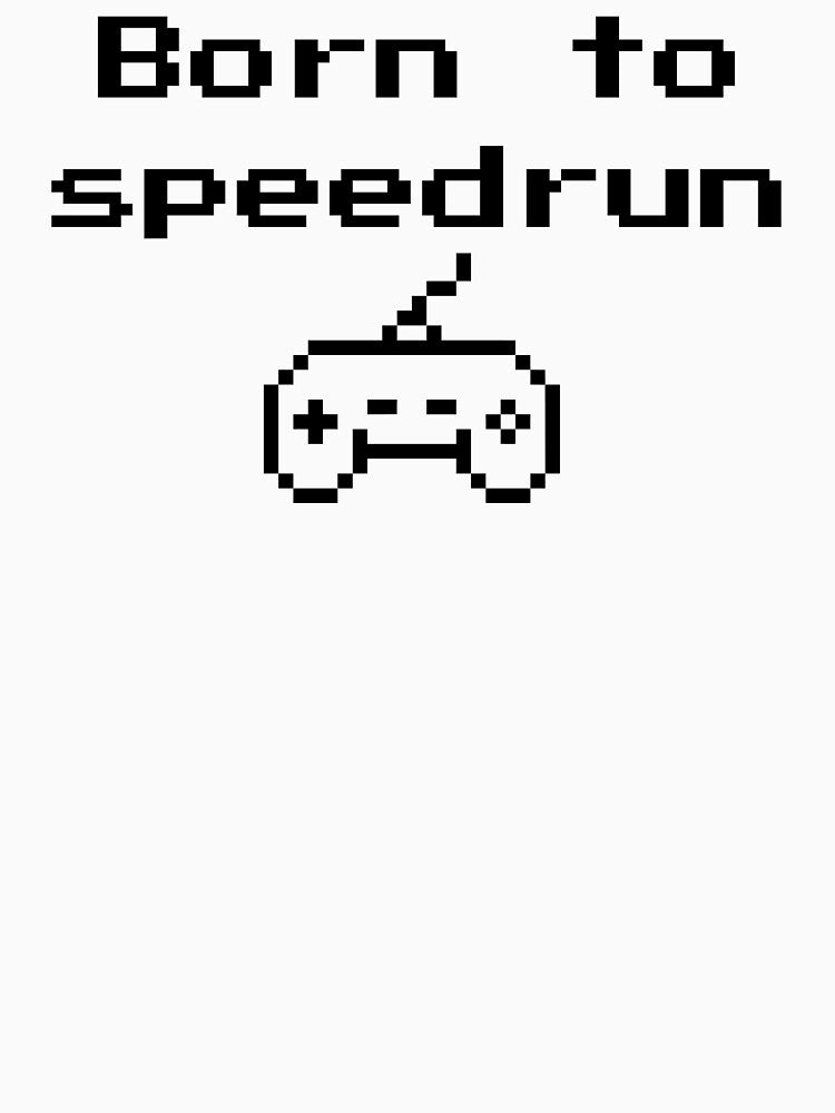 Born to Speedrun – Pixel Gamer Controller Design by PHRASEandSTYLE