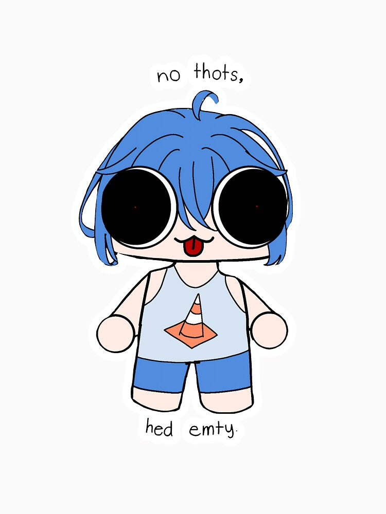 No thots, hed emty. by Eggyfoxy