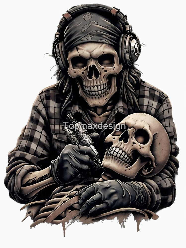 Skeleton Tattoo Studio by Topmaxdesign