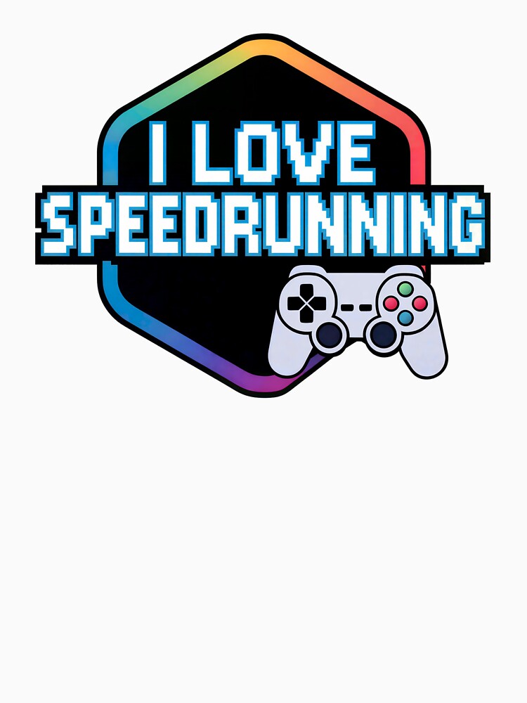 RGB Hexagon Speedrunning Design with Gamer Controller by PHRASEandSTYLE