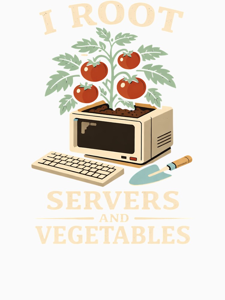Funny IT Tech Gardening Dad Father's Day Computer Plant Men by clothesy7