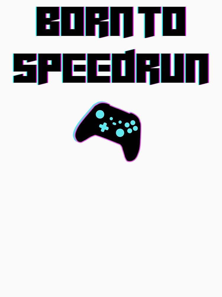 Born to Speedrun – Neon Pastel Gamer Aesthetic by PHRASEandSTYLE