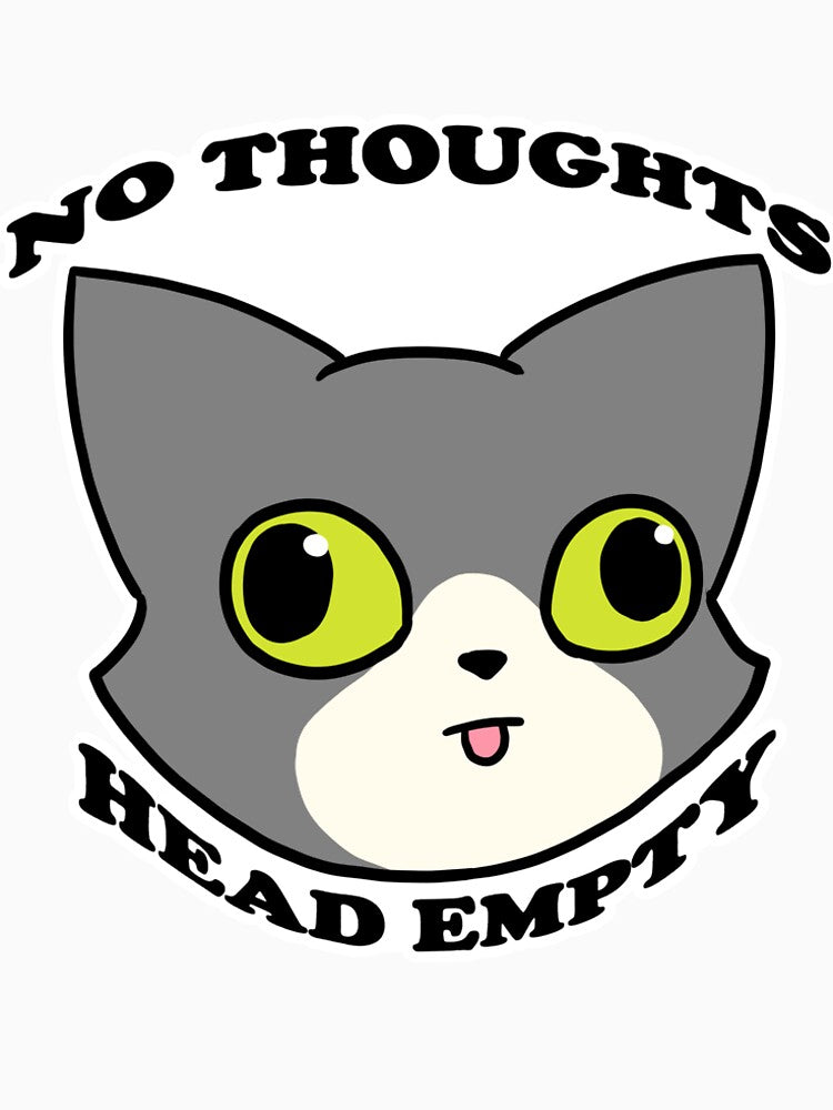 No Thoughts(Grey Tux) by DecorativeCats