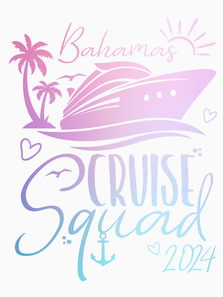 Bahamas Cruise Squad 2024 Family Matching Vacation Friends by Blackewhite