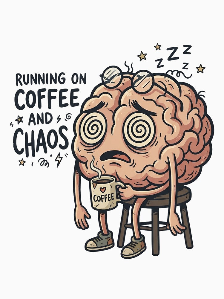 Running on Coffee and Chaos by StickVerse by Owais