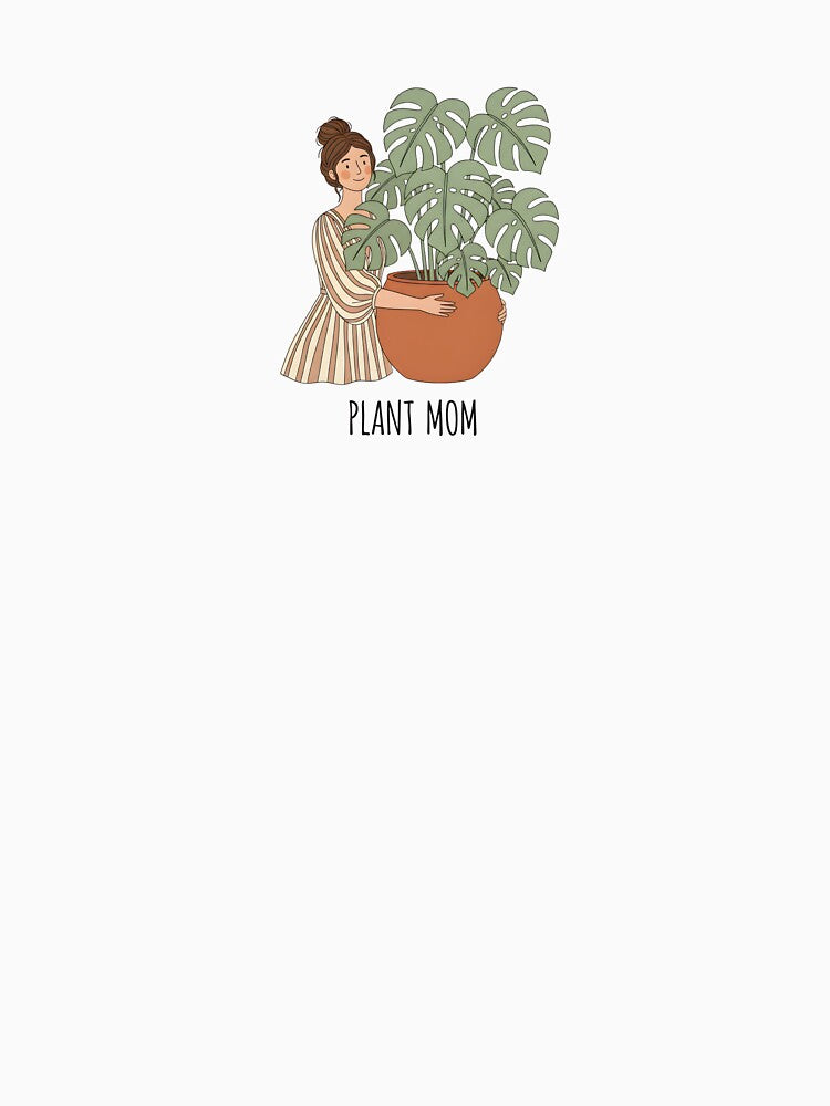 Boho Monstera Plant Mom Illustration by Kvarny