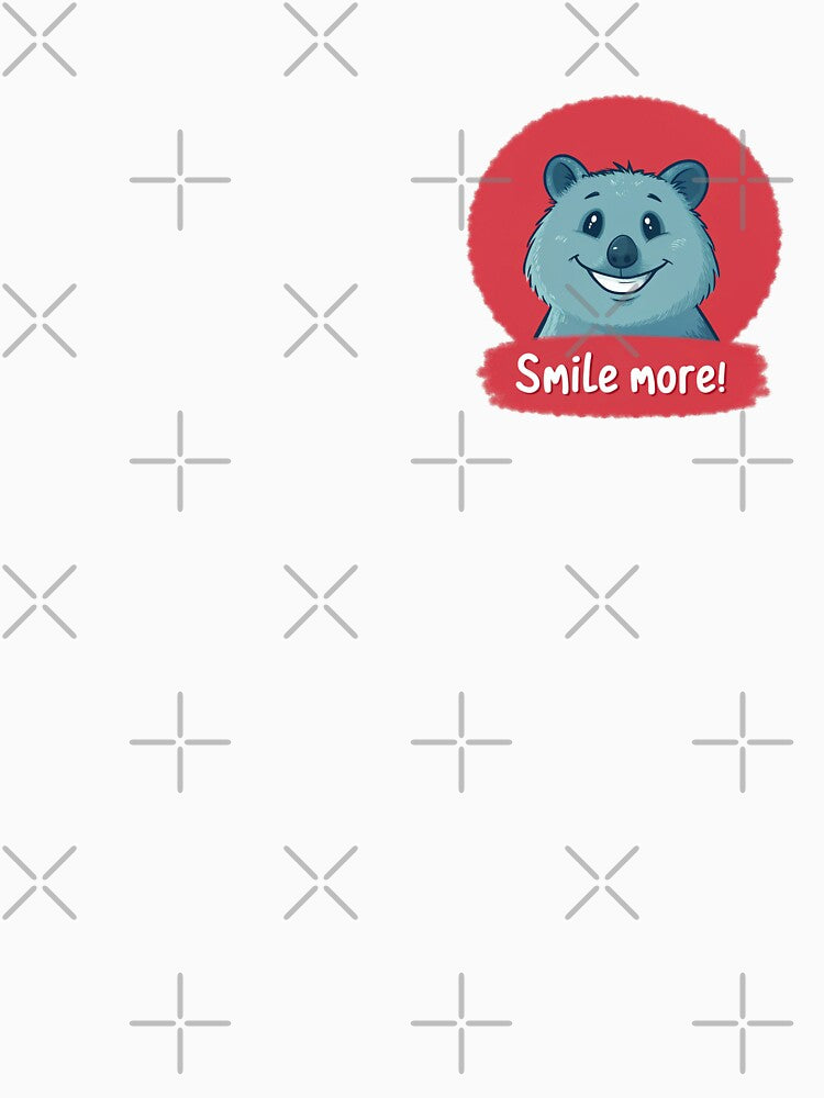 Smile More Quokka Cartoon by kacperartdesign