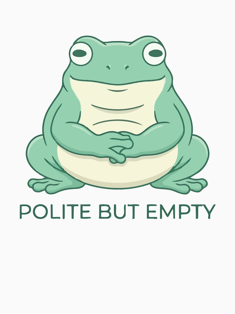 Polite But Empty Headed Dumpy Tree Frog by Petzzz