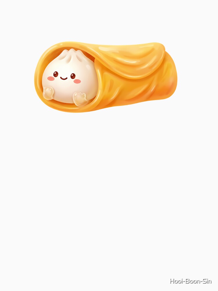 Cute Baorito Dumpling Burrito Fusion by Hooi-Boon-Sin