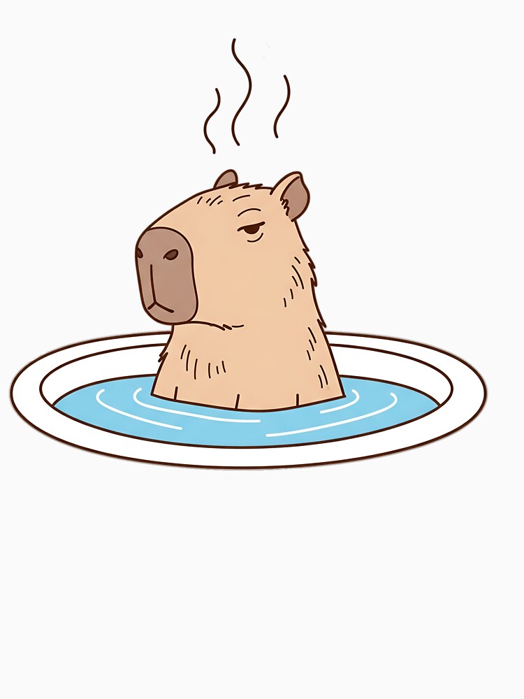 Capybara Hot Spring by ChubbyGoong
