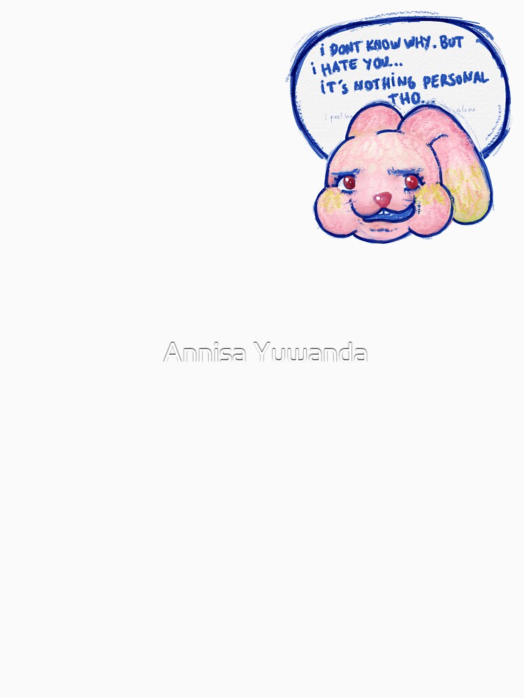 Cringe Bunny - healing its inner child trying to be honest by Annisa Yuwanda