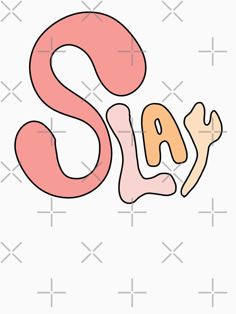 Slay groovy pink and orange by marnilauren