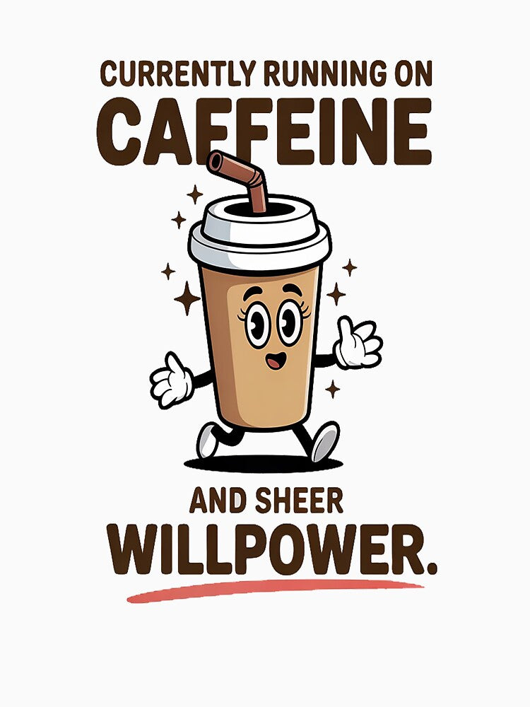 Currently Running On Caffeine And Sheer Willpower by orlodrake