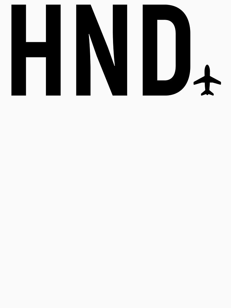 Airport code - Haneda (HND) by jetlagchipmunk