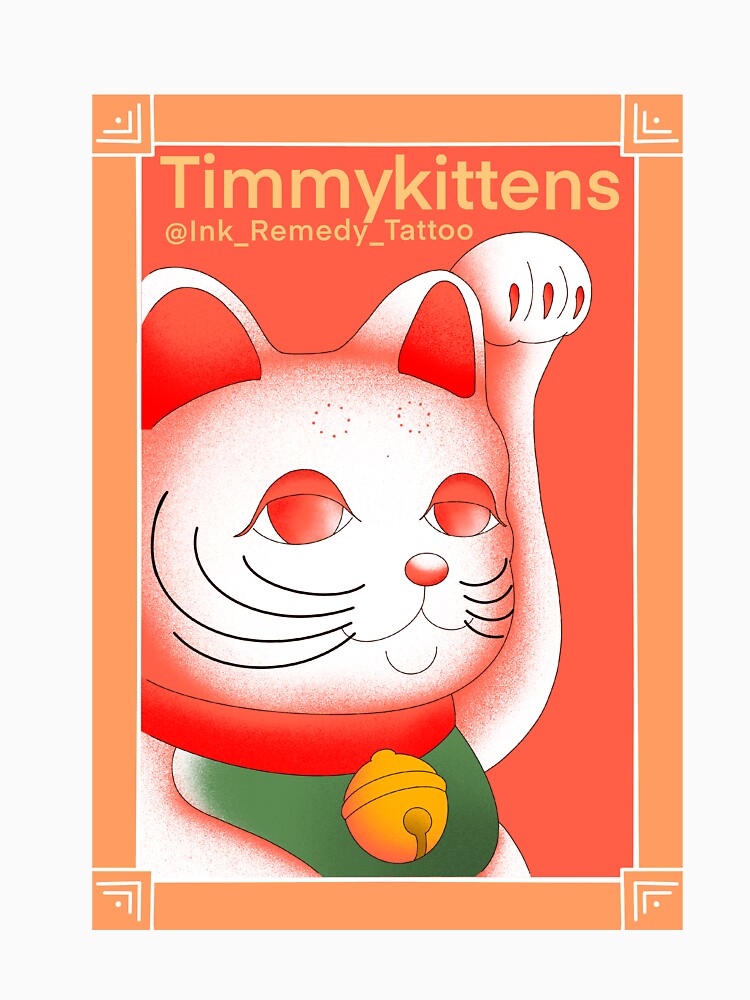 Timmy Kittens Maneki-neko by InkRemedy