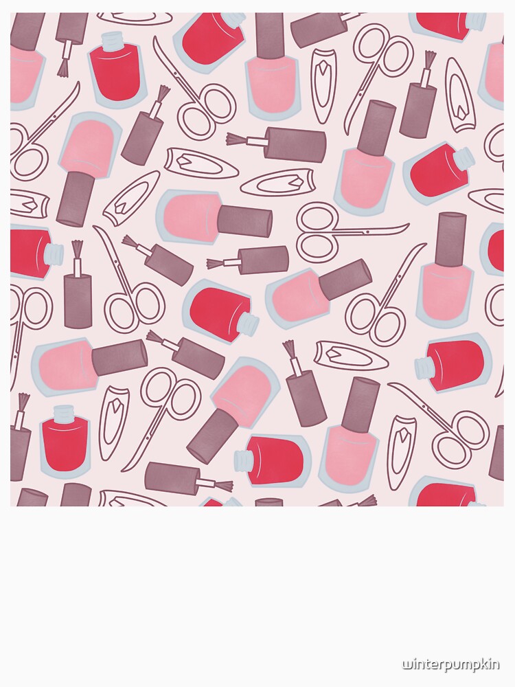 cute nail products pattern by winterpumpkin