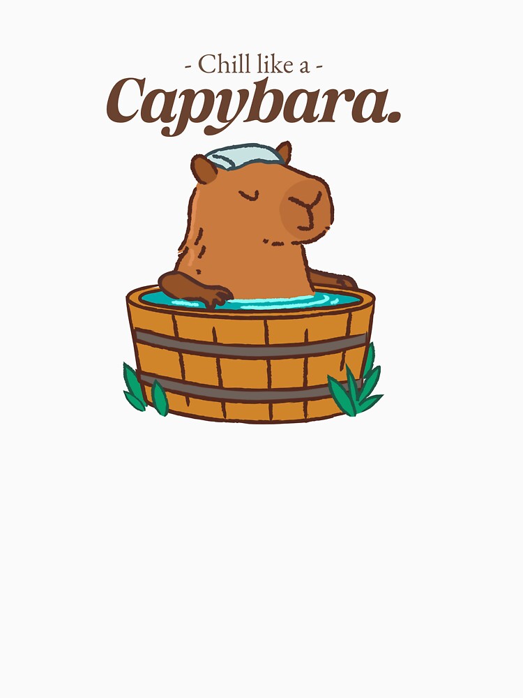 Chill like a Capybara by OneHappyIguana