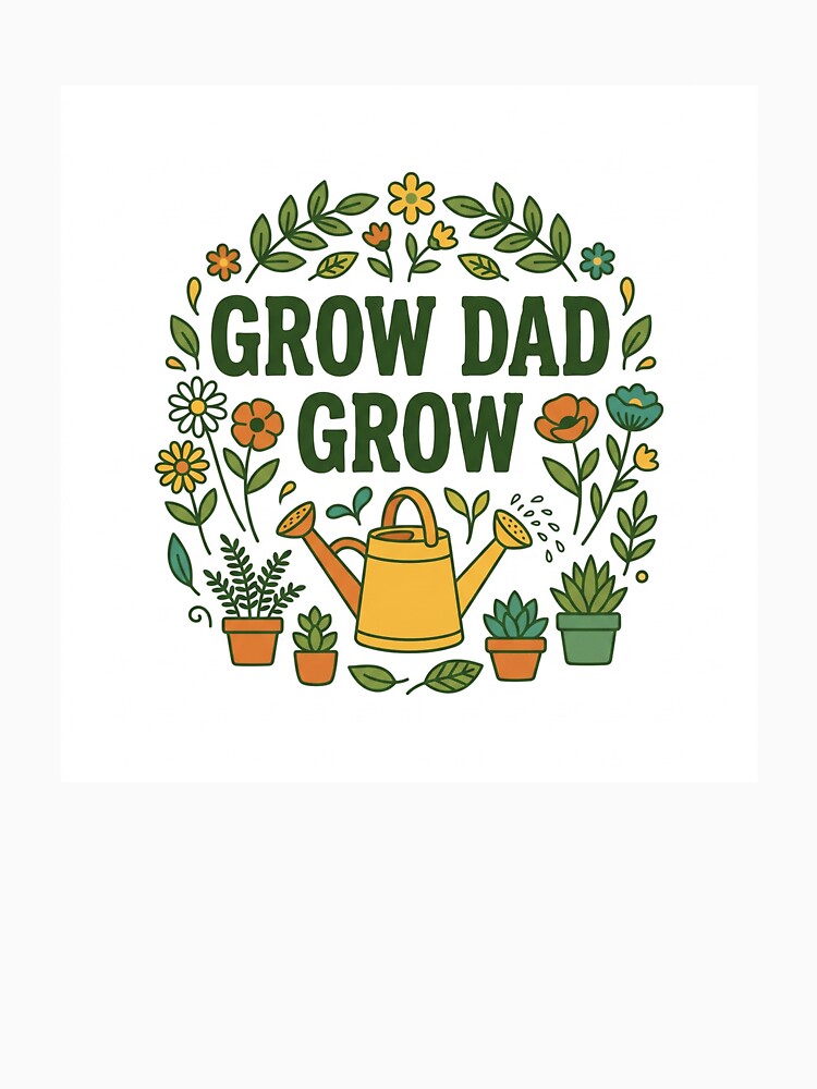 Grow Dad Grow Gardening Gift by EvanLai