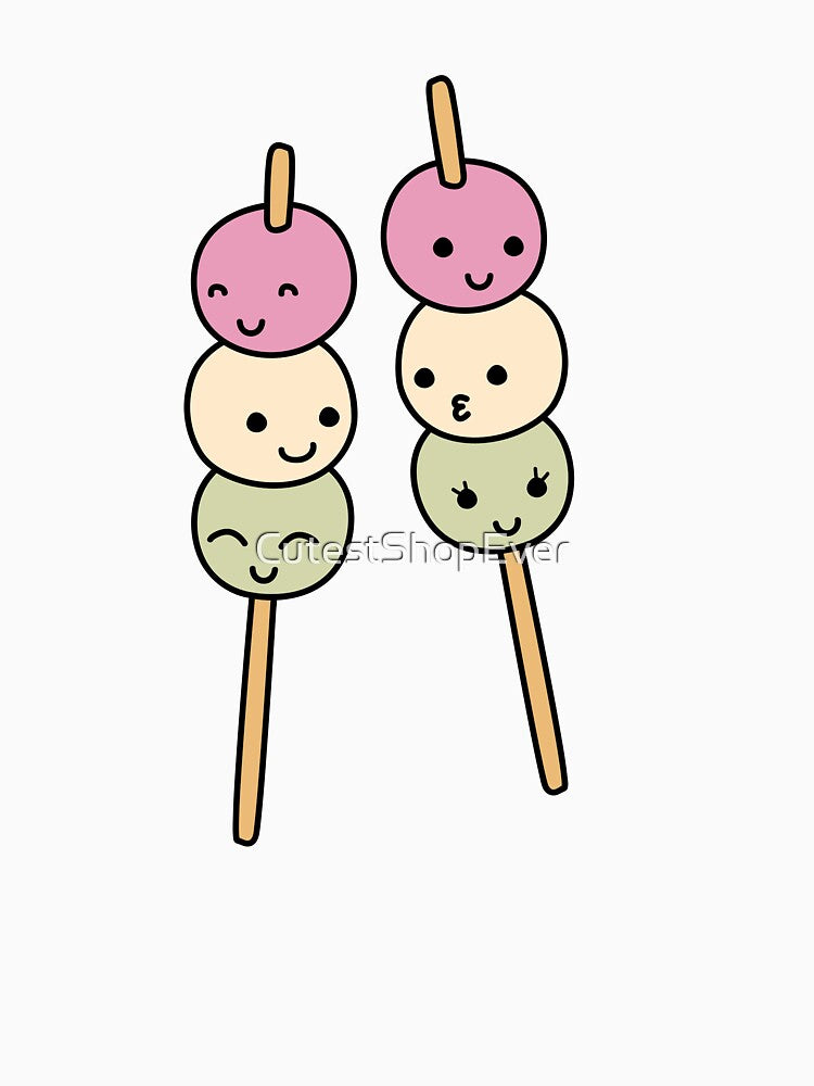 Cute Dango - Japanese Mochi Skewer Foodie Gift by CutestShopEver