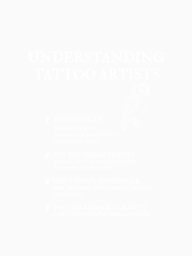 Understanding Tattoo Artists – Funny Ink Life Definitions – Black by PsyFlow35