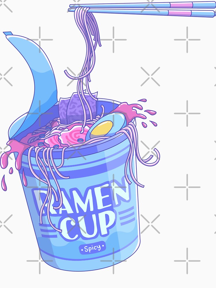 Vaporwave Noodles Art by exhozt