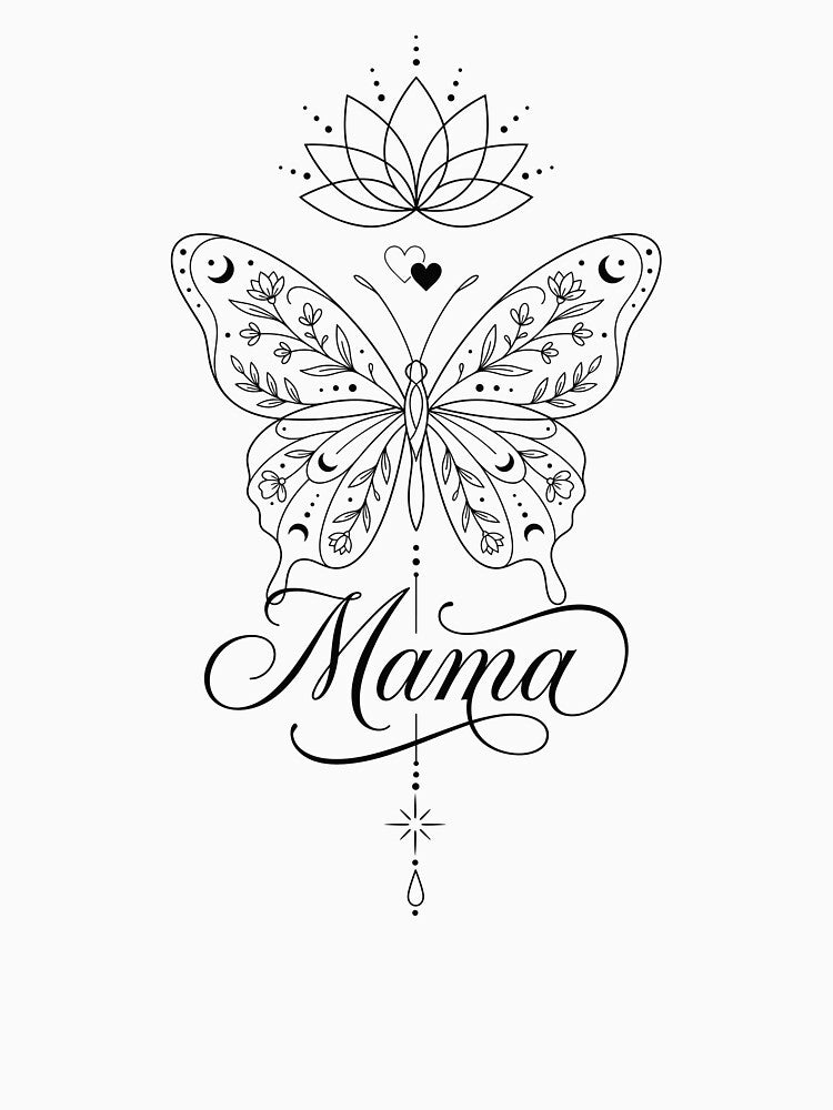 Mama Butterfly Line by Mirandalab